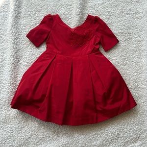 Janie and Jack red holiday dress.